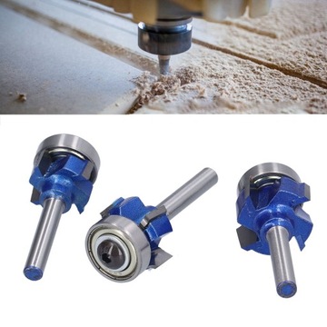 3шт круглая угловая фреза по дереву