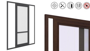 Раздвижная москитная сетка для балконных дверей. Раздвижные москитные сетки на заказ.