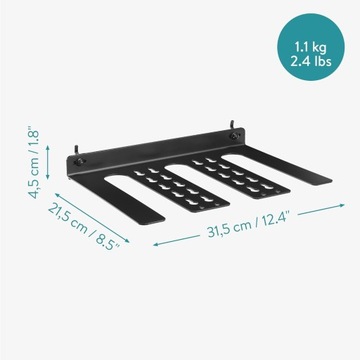 STOJAK WIESZAK ORGANIZER NA WIERTARKI NA NARZĘDZIA GARAŻU 31,5x21,5x4,5 cm