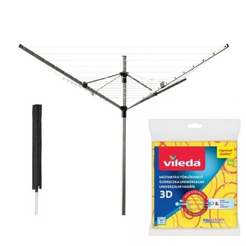 SUSZARKA OGRODOWA pranie PROMIS 50m 180cm VILEDA