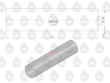 Комплект шлангов радиатора С-385 старого типа, ORIGINAL URSUS