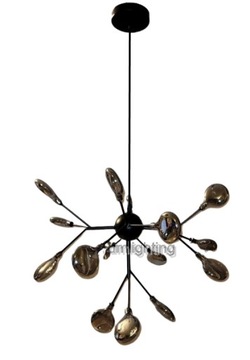 Nowoczesna lampa dekoracyjna wisząca czarna