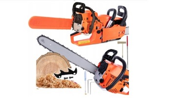 МОЩНАЯ, НАДЕЖНАЯ БЕНЗИНОВАЯ ЦЕПНАЯ ПИЛА 8 Л.С.