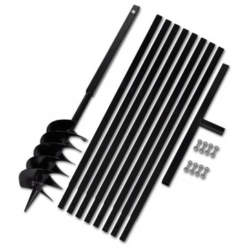 ŚWIDER DO ZIEMI GLEBY RĘCZNY DOŁOWNIK WIERTŁO 9 m 150 mm