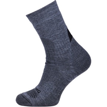 Skarpety trekkingowe termoaktywne wzmacniane z wełny merynosa merino 42-45