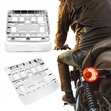 РАМКА НОМЕРНОГО ЗНАКА МОТОЦИКЛА МОТОМОТОЦИКЛ ТРАКТОР ХРОМ