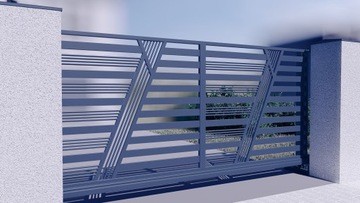 Самонесущие раздвижные входные ворота Gobe