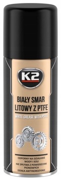 K2 BIAŁY SMAR LITOWY Z TEFLONEM PTFE - 400 ml