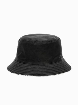 Kapelusz męski 139H biały 56 bucket hat dwustronny