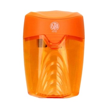 Temperówka podwójna z pojemnikiem pomarańcz ASTRA