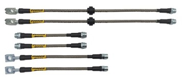 Przewody hamulcowe teflonowe w oplocie stalowym VW GOLF 4 A3 - Seat Leon 1