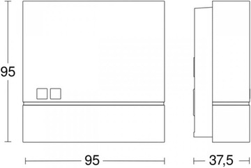 Czujnik Zmierzchowy Programowalny Lampa Zewnętrzna 1000W Biały
