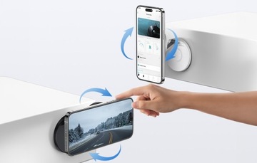 Складной магнитный держатель для телефона Baseus MagPro - черный