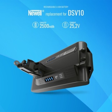 Замена аккумулятора Newell DSV10B для Dyson V10