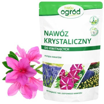 NAWÓZ DO KWIATÓW KWITNĄCYCH DO SURFINII PETUNII ROZPUSZCZALNY 100G
