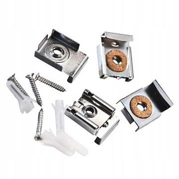 Набор из 4 пружинных зажимов для вешалок