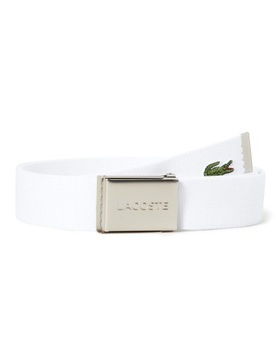 Lacoste Pasek męski, Blanc, 90