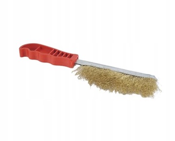 Щетка из латунной проволоки для ручной чистки дисков.