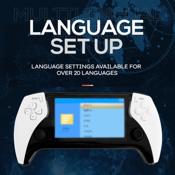 Портативная игровая консоль с 4,3-дюймовым IPS-экраном, HD-совместимым