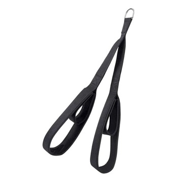 Przystawka do liny na triceps, czarna, 60 cm