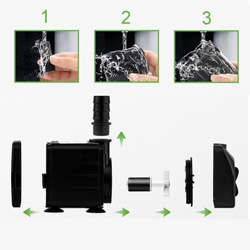 ПОГРУЖНОЙ НАСОС 600Л/Ч 10ВТ ДЛЯ АКВАРИУМНЫХ ФОНТАНОВ МАЛЕНЬКОГО РАЗМЕРА MUTE 10ВТ