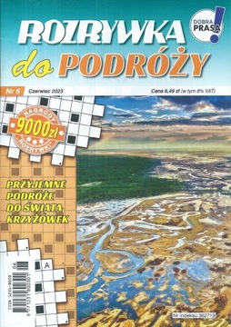 Krzyżówki ROZRYWKA do PODRÓŻY 6/2023