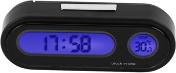 termometr samochodowy led auto uhr auto uhro o kon