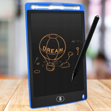ГРАФИЧЕСКИЙ ПЛАНШЕТ ДЛЯ РИСОВАНИЯ С РУКОВОДСТВОМ, ЖК-ДОСКА, 8,5 ДЮЙМОВ, СИНИЙ