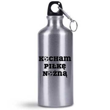Butelka/bidon 500 ml napis Kocham Piłkę Nożną, football, piłka + imię, 4