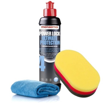 Wosk Samochodowy Menzerna Power Lock Protection 250ml + Aplikator Tricolor