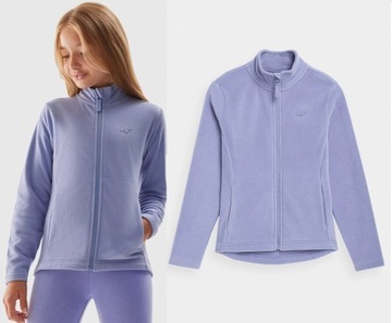 4F POLAR BLUZA DZIEWCZĘCA JUNIOR 4F ROZPINANY r 128