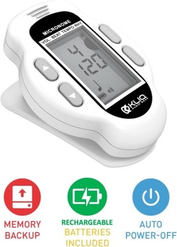 МУЗЫКАЛЬНОЕ УСТРОЙСТВО МИКРОНОМ/МЕТРОНОМ KLIQ ПЕРЕЗАРЯЖАЕМОЕ