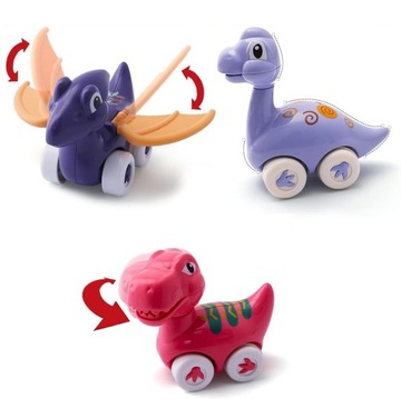 6 заводных игрушек-автомобилей-динозавров для детей, сувениры на вечеринку