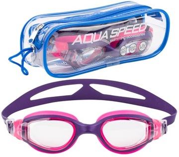 AQUA SPEED ANTI FOG OKULARY PŁYWACKIE DO PŁYWANIA OKULARKI DLA DZIECI BASEN