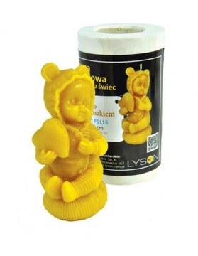 Forma silikonowa do świec z wosku Dziecko