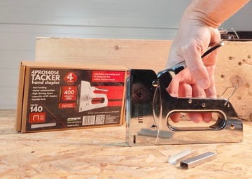 Степлер обивочный TAKER, ручной, нейлер, 6-14мм, +400 скоб, тип 140