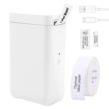 URZĄDZENIE DO ETYKIETOWANIA BLUETOOTH MINI DRUKARKA ETYKIET D101