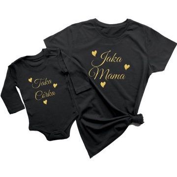 Zestaw koszulek dla MAMY i CÓRKI body t-shirt