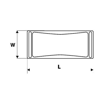 08A108 Шлифовальный блок 85 x 165 мм, металлические зажимы
