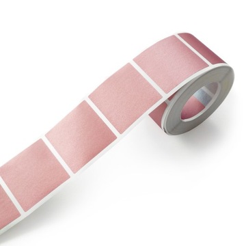 Zdrapki KUPON loteria DIY 40x40mm RÓŻOWE ZŁOTO x10