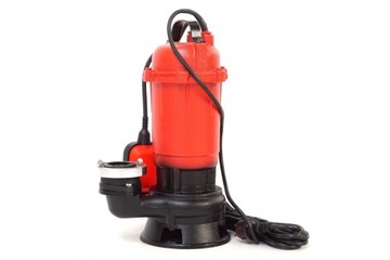 Насос для септика с измельчителем и поплавком с пожарным шлангом длиной 20 м.