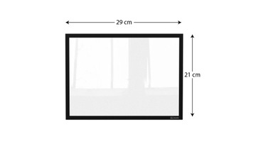 Магнитная рамка для футболки черная А4 набор 5 шт.