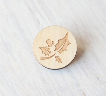 Деревянная булавка - EkoCraft