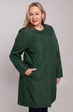 Elegancki płaszczyk w zielonym kolorze 52