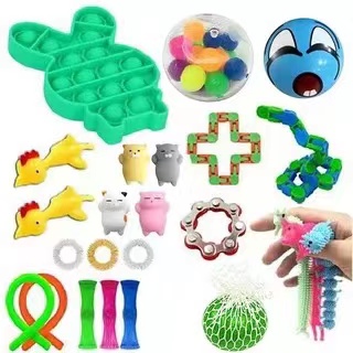 PUSH BUBBLE ZABAWKI ANTYSTRESOWE SENSORYCZNE 24zst