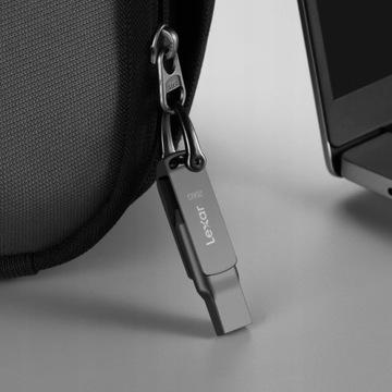 Флеш-накопитель Lexar JumpDrive Dual Drive D400, 128 ГБ, USB 3.1 Type-C