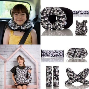 Дорожная подушка-подголовник с круассаном для взрослых