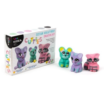 КРЕАТИВНЫЙ НАБОР С САМОЗАТВЕРДЕВАЮЩЕЙ ГЛИНОЙ ЗВЕРИ КАТТИСЫ KIDEA