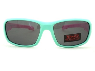 Поляризационные детские велосипедные очки, розовые