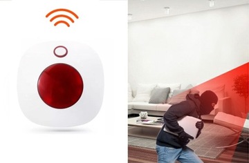 BEZPRZEWODOWA SYRENA ALARM 110DB WiFi TUYA POLSKI